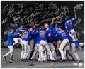 2016 Chicago Cubs Team Signed Chicago Cubs 2016 World Series Celebration Spotlight 16x20 Photo (25 Sigs) - CUB16P187 - 2016 Chicago Cubs Team Signed Chicago Cubs 2016 World Series Celebration Spotlight 16x20 Photo (25 Sigs) product image