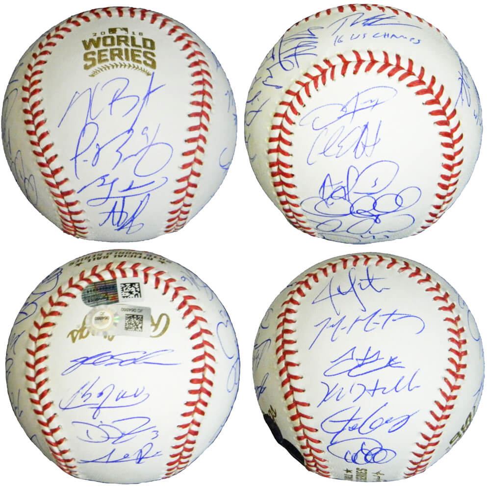 2016 Chicago Cubs Team Signed Rawlings Official 2016 World Series Baseball w/16 WS Champs (22 Sigs) - CUBBSB116 - 2016 Chicago Cubs Team Signed Rawlings Official 2016 World Series Baseball w/16 WS Champs (22 Sigs) product image