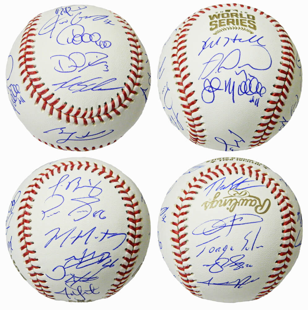 2016 Chicago Cubs Team Signed Rawlings Official 2016 World Series Baseball (22 Sigs) - CUBBSB119 - 2016 Chicago Cubs Team Signed Rawlings Official 2016 World Series Baseball (22 Sigs) product image