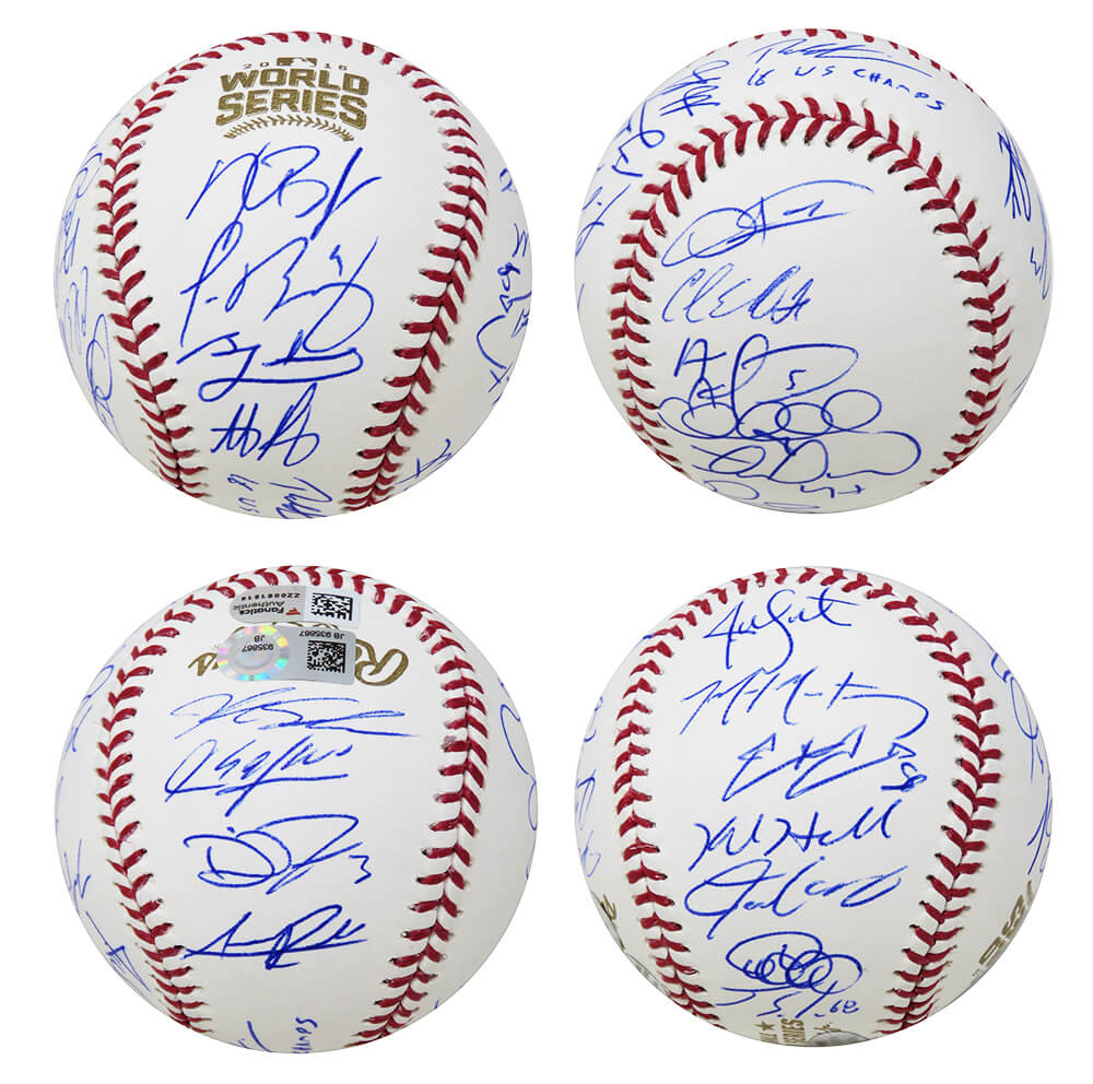 2016 Chicago Cubs Team Signed Rawlings 2016 World Series Baseball w/16 WS Champs (22 Sigs) - CUBBSB122 - 2016 Chicago Cubs Team Signed Rawlings 2016 World Series Baseball w/16 WS Champs (22 Sigs) product image