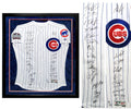 2016 Chicago Cubs Team Signed & Framed Chicago Cubs White Pinstripe Majestic Authentic Jersey w/2016 WS Patch (26 Sigs) - CUBJRY124 - 2016 Chicago Cubs Team Signed & Framed Chicago Cubs White Pinstripe Majestic Authentic Jersey w/2016 WS Patch (26 Sigs) product image