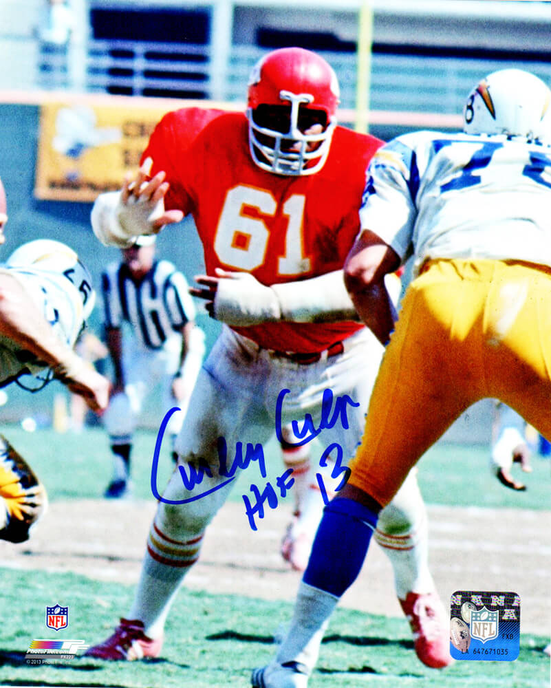 Curly Culp Signed Kansas City Chiefs 8x10 Photo w/HOF'13 - CUL08P300 - Curly Culp Signed Kansas City Chiefs 8x10 Photo w/HOF'13 product image