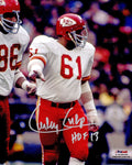Curley Culp Signed Kansas City Chiefs White Jersey Action 8x10 Photo w/HOF'13 - CUL08P301 - Curley Culp Signed Kansas City Chiefs White Jersey Action 8x10 Photo w/HOF'13 product image