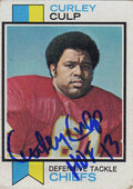 Curley Culp Signed Kansas City Chiefs 1973 Topps Rookie Card #167 w/HOF'13 - CULCAR300 - Curley Culp Signed Kansas City Chiefs 1973 Topps Rookie Card #167 w/HOF'13 product image