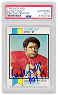 Curley Culp Signed Kansas City Chiefs 1973 Topps Rookie Card #167 w/HOF'13 - (PSA/DNA Encapsulated) - CULCAR301 - Curley Culp Signed Kansas City Chiefs 1973 Topps Rookie Card #167 w/HOF'13 - (PSA/DNA Encapsulated) product image