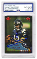 Daunte Culpepper Signed Vikings 1999 Edge Odyssey Rookie Football Card #83 - (PSA Encapsulated) - CULCAR326 - Daunte Culpepper Signed Vikings 1999 Edge Odyssey Rookie Football Card #83 - (PSA Encapsulated) product image
