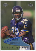 Daunte Culpepper Signed Vikings 1999 Collector's Edge Odyssey Rookie Football Card #83 - CULCAR329 - Daunte Culpepper Signed Vikings 1999 Collector's Edge Odyssey Rookie Football Card #83 product image