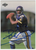 Daunte Culpepper Signed Vikings 1999 Edge Rookie Football Trading Card #177 - CULCAR330 - Daunte Culpepper Signed Vikings 1999 Edge Rookie Football Trading Card #177 product image