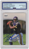 Daunte Culpepper Signed Vikings 1999 Edge Rookie Football Trading Card #177 - (PSA Encapsulated) - CULCAR333 - Daunte Culpepper Signed Vikings 1999 Edge Rookie Football Trading Card #177 - (PSA Encapsulated) product image