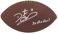 Daunte Culpepper Signed Wilson Super Grip Full Size NFL Football w/3x Pro Bowl - CULFTB311 - Daunte Culpepper Signed Wilson Super Grip Full Size NFL Football w/3x Pro Bowl product image