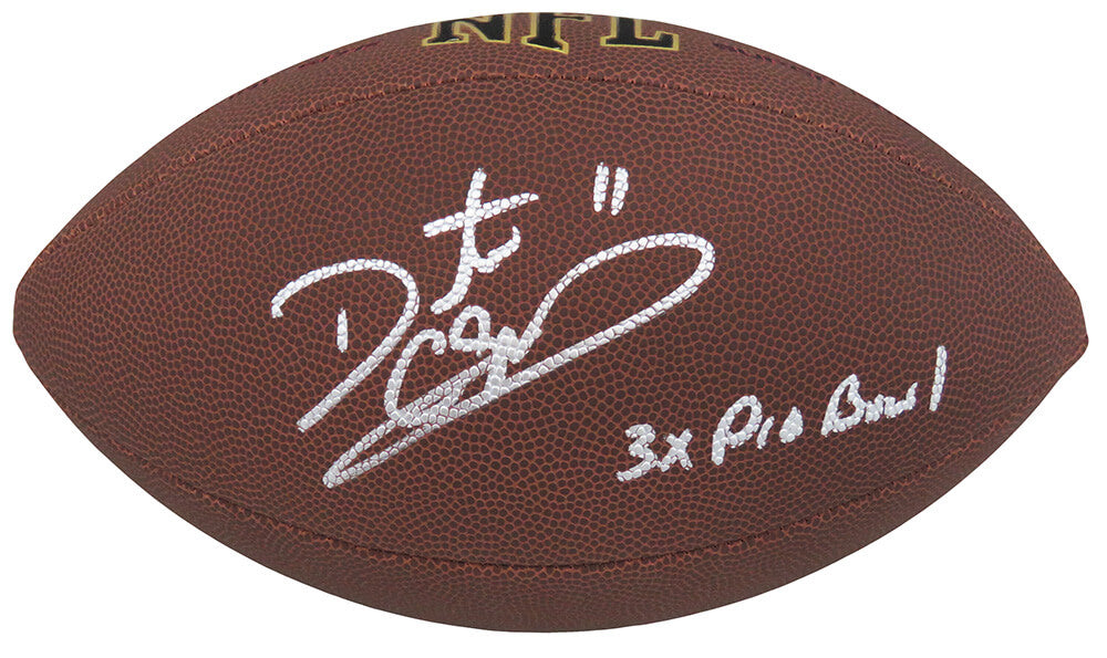 Daunte Culpepper Signed Wilson Super Grip Full Size NFL Football w/3x Pro Bowl - CULFTB311 - Daunte Culpepper Signed Wilson Super Grip Full Size NFL Football w/3x Pro Bowl product image