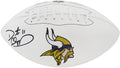 Daunte Culpepper Signed Minnesota Vikings Wilson White Logo Football - CULFTB312 - Daunte Culpepper Signed Minnesota Vikings Wilson White Logo Football product image