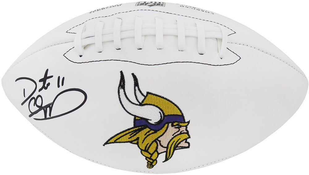 Daunte Culpepper Signed Minnesota Vikings Wilson White Logo Football - CULFTB312 - Daunte Culpepper Signed Minnesota Vikings Wilson White Logo Football product image