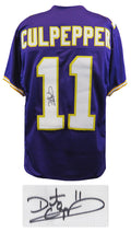 Daunte Culpepper Signed Purple T/B Custom Football Jersey - CULJRY312 - Daunte Culpepper Signed Purple T/B Custom Football Jersey product image