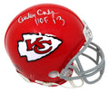 Curly Culp Signed Kansas City Chiefs Throwback Riddell Mini Helmet w/HOF'13 - CULMIN300 - Curly Culp Signed Kansas City Chiefs Throwback Riddell Mini Helmet w/HOF'13 product image