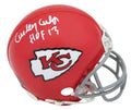 Curley Culp Signed Kansas City Chiefs Throwback Riddell Mini Helmet w/HOF'13 - CULMIN301 - Curley Culp Signed Kansas City Chiefs Throwback Riddell Mini Helmet w/HOF'13 product image