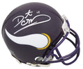 Daunte Culpepper Signed Minnesota Vikings Throwback Riddell Mini Helmet - CULMIN311 - Daunte Culpepper Signed Minnesota Vikings Throwback Riddell Mini Helmet product image