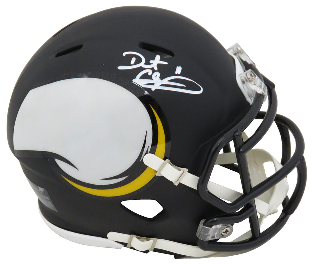 Daunte Culpepper Signed Minnesota Vikings AMP Riddell Speed Mini Helmet - CULMIN312 - Daunte Culpepper Signed Minnesota Vikings AMP Riddell Speed Mini Helmet product image