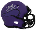 Daunte Culpepper Signed Minnesota Vikings RAVE Riddell Speed Mini Helmet - CULMIN317 - Daunte Culpepper Signed Minnesota Vikings RAVE Riddell Speed Mini Helmet product image