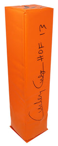 Curley Culp Signed Orange Endzone Football Pylon w/HOF'13 - CULPYL310 - Curley Culp Signed Orange Endzone Football Pylon w/HOF'13 product image