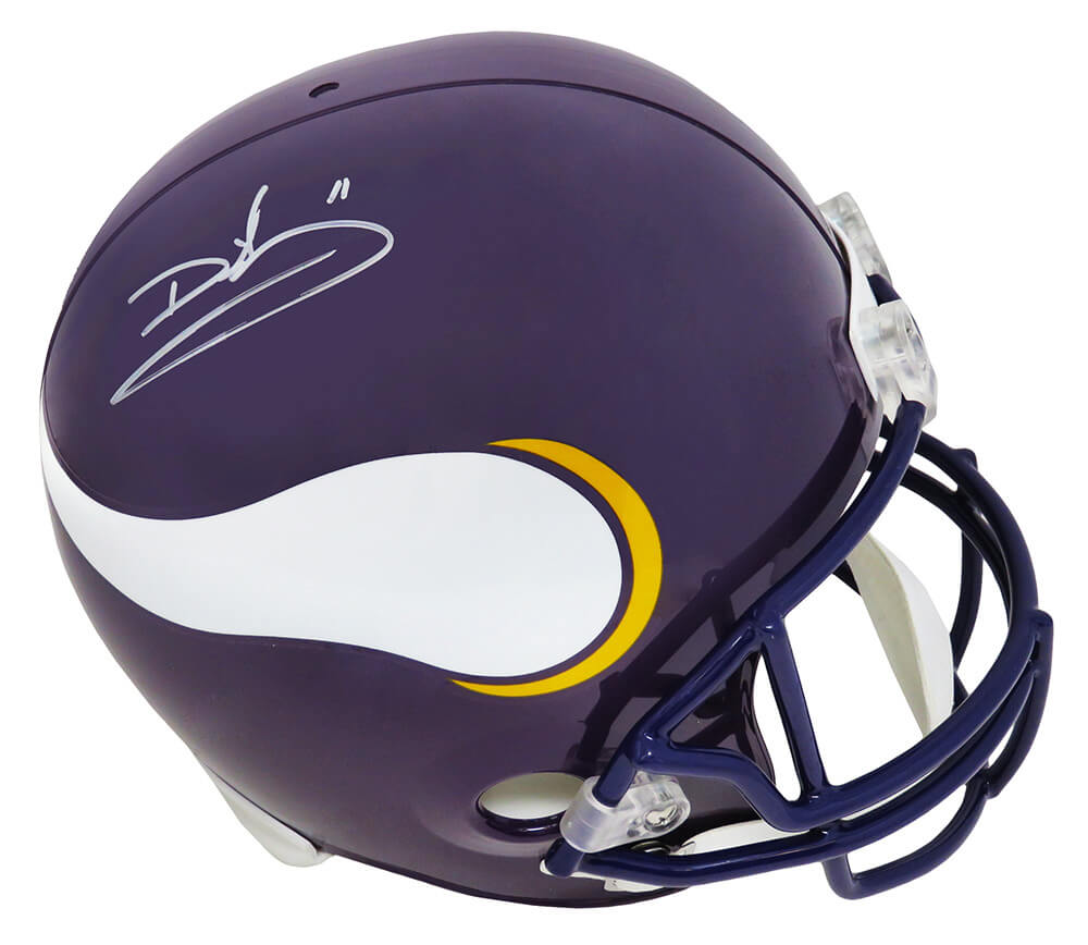 Daunte Culpepper Signed Minnesota Vikings Throwback Riddell Full Size Replica Helmet - CULREP300 - Daunte Culpepper Signed Minnesota Vikings Throwback Riddell Full Size Replica Helmet product image