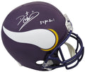 Daunte Culpepper Signed Minnesota Vikings Throwback Riddell Full Size Replica Helmet w/3x Pro Bowl - CULREP302 - Daunte Culpepper Signed Minnesota Vikings Throwback Riddell Full Size Replica Helmet w/3x Pro Bowl product image