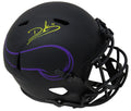 Daunte Culpepper Signed Minnesota Vikings Eclipse Black Matte Riddell Speed Full Size Replica Helmet - CULREP303 - Daunte Culpepper Signed Minnesota Vikings Eclipse Black Matte Riddell Speed Full Size Replica Helmet product image
