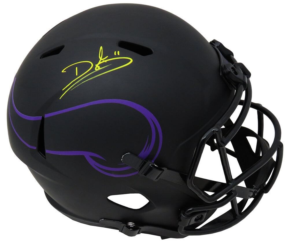 Daunte Culpepper Signed Minnesota Vikings Eclipse Black Matte Riddell Speed Full Size Replica Helmet - CULREP303 - Daunte Culpepper Signed Minnesota Vikings Eclipse Black Matte Riddell Speed Full Size Replica Helmet product image