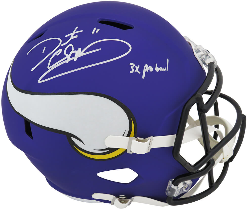 Daunte Culpepper Signed Minnesota Vikings Riddell Full Size Speed Replica Helmet w/3x Pro Bowl - CULREP305 - Daunte Culpepper Signed Minnesota Vikings Riddell Full Size Speed Replica Helmet w/3x Pro Bowl product image