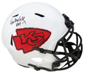 Curley Culp Signed Kansas City Chiefs Lunar Eclipse White Matte Riddell Full Size Speed Replica Helmet w/HOF'13 - CULREP322 - Curley Culp Signed Kansas City Chiefs Lunar Eclipse White Matte Riddell Full Size Speed Replica Helmet w/HOF'13 product image