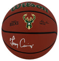 Terry Cummings Signed Milwaukee Bucks Logo Wilson Alliance NBA Basketball - CUMBSK201 - Terry Cummings Signed Milwaukee Bucks Logo Wilson Alliance NBA Basketball product image