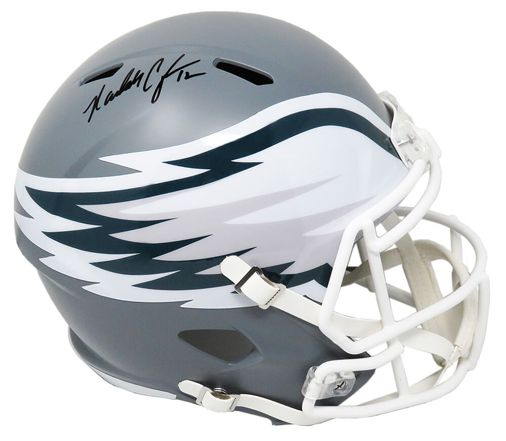 Randall Cunningham Signed Philadelphia Eagles AMP Alternate Series Riddell Speed Full Size Replica Helmet - CUNREP300 - Randall Cunningham Signed Philadelphia Eagles AMP Alternate Series Riddell Speed Full Size Replica Helmet product image