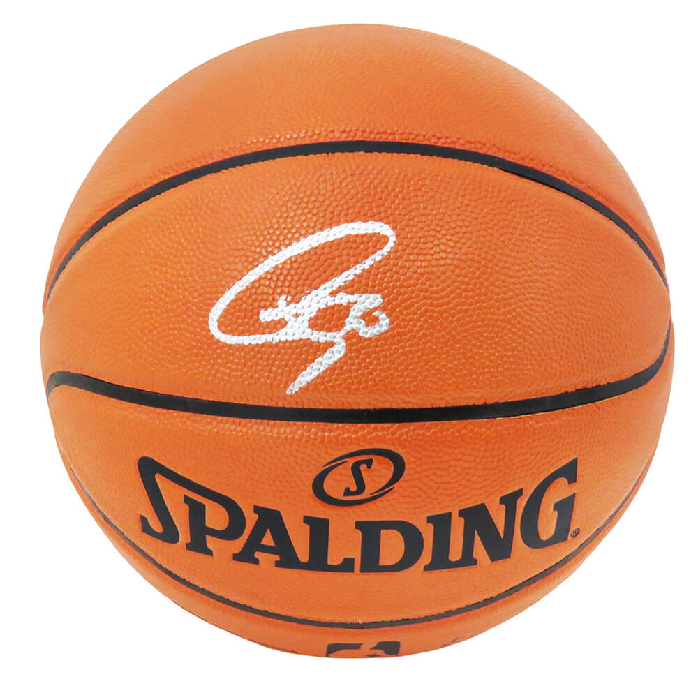 Stephen Curry Signed Spalding NBA Game Series Replica Basketball (Fanatics) - CURBSK201 - Stephen Curry Signed Spalding NBA Game Series Replica Basketball (Fanatics) product image