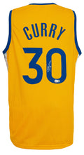 Stephen Curry Signed Yellow Custom Basketball Jersey - (Beckett) - CURJRY201 - Stephen Curry Signed Yellow Custom Basketball Jersey - (Beckett) product image