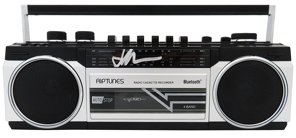 John Cusack Signed Riptunes Cassette Retro Boom Box - CUSOTH501 - John Cusack Signed Riptunes Cassette Retro Boom Box product image