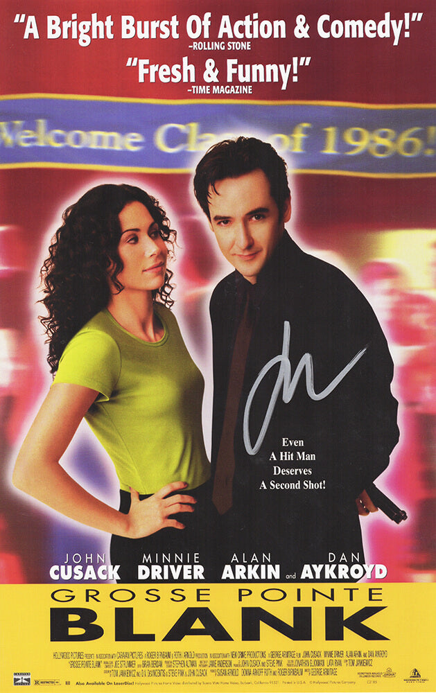 John Cusack Signed Grosse Pointe Blank 11x17 Movie Poster - CUSPST502 - John Cusack Signed Grosse Pointe Blank 11x17 Movie Poster product image