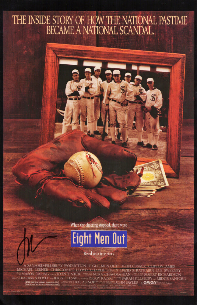 John Cusack Signed Eight Men Out 11x17 Movie Poster - CUSPST503 - John Cusack Signed Eight Men Out 11x17 Movie Poster product image