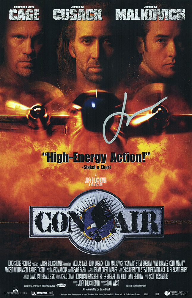 John Cusack Signed Con Air 11x17 Movie Poster - CUSPST507 - John Cusack Signed Con Air 11x17 Movie Poster product image