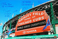 Chicago Cubs 2016 Coaching Staff Signed Cubs Wrigley Field World Series Champs Day Time Marque 16x20 Photo w/3 Inscriptions - BOS16P113 - Chicago Cubs 2016 Coaching Staff Signed Cubs Wrigley Field World Series Champs Day Time Marque 16x20 Photo w/3 Inscriptions product image