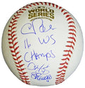 Chris Bosio, John Malle & Dave Martinez Signed Rawlings Official 2016 World Series MLB Baseball w/16 WS Champs - BOSBSB103 - Chris Bosio, John Malle & Dave Martinez Signed Rawlings Official 2016 World Series MLB Baseball w/16 WS Champs product image