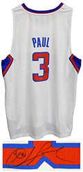 Chris Paul Signed Los Angeles Clippers White Official Adidas NBA Swingman Jersey - PAUJRY200 - Chris Paul Signed Los Angeles Clippers White Official Adidas NBA Swingman Jersey product image