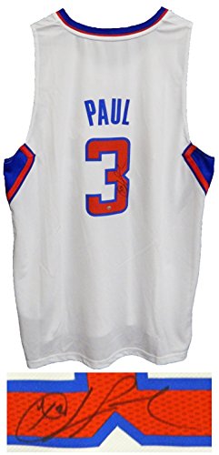 Chris Paul Signed Los Angeles Clippers White Official Adidas NBA Swingman Jersey - PAUJRY200 - Chris Paul Signed Los Angeles Clippers White Official Adidas NBA Swingman Jersey product image