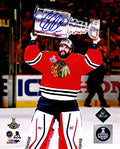 Corey Crawford Signed Chicago Blackhawks 2015 Stanley Cup Holding Trophy 8x10 Photo - CRA08P401 - Corey Crawford Signed Chicago Blackhawks 2015 Stanley Cup Holding Trophy 8x10 Photo product image