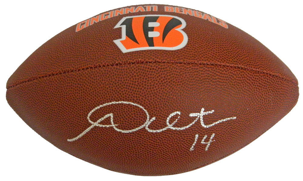 Andy Dalton Signed Bengals NFL Full Size Logo Football - DALFTB301 - Andy Dalton Signed Bengals NFL Full Size Logo Football product image