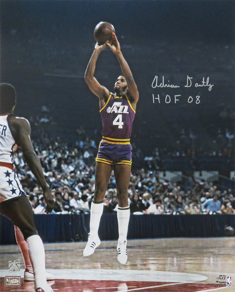 Adrian Dantley Signed Utah Jazz Shooting Action 16x20 Photo w/HOF'08 - DAN16P202 - Adrian Dantley Signed Utah Jazz Shooting Action 16x20 Photo w/HOF'08 product image