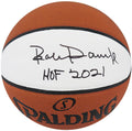 Bob Dandridge Signed Spalding White Panel Basketball w/HOF 2021 - DANBSK209 - Bob Dandridge Signed Spalding White Panel Basketball w/HOF 2021 product image