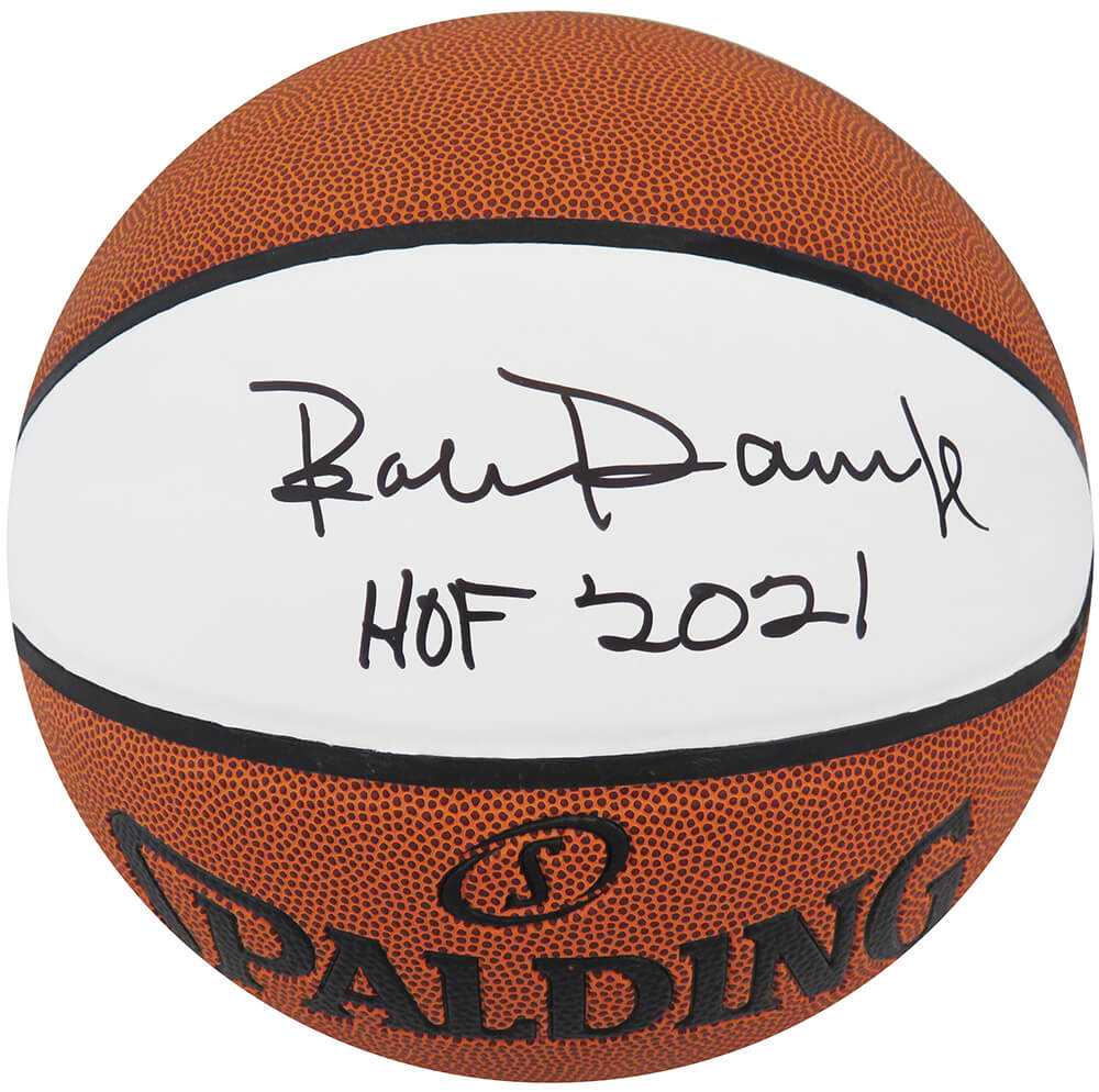 Bob Dandridge Signed Spalding White Panel Basketball w/HOF 2021 - DANBSK209 - Bob Dandridge Signed Spalding White Panel Basketball w/HOF 2021 product image