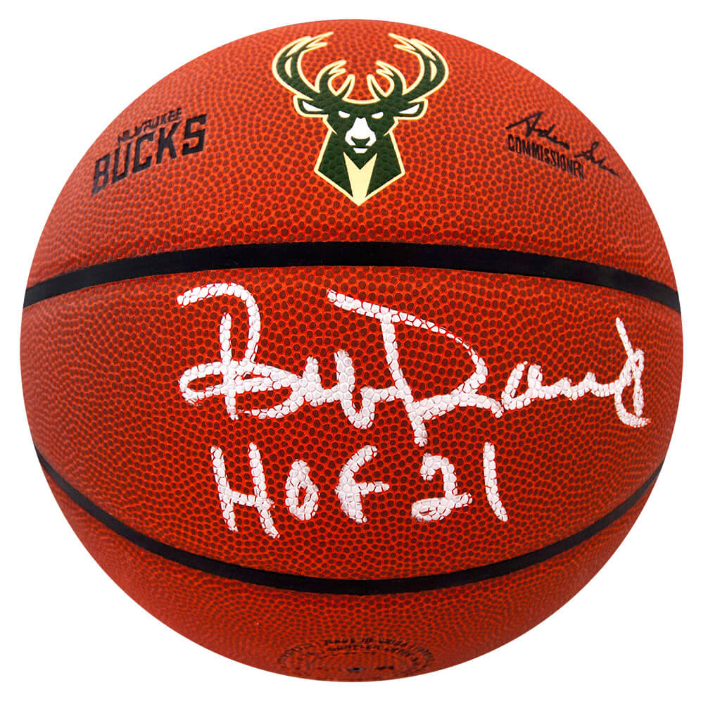 Bob Dandridge Signed Milwaukee Bucks Logo Wilson NBA Basketball w/HOF'21 - DANBSK210 - Bob Dandridge Signed Milwaukee Bucks Logo Wilson NBA Basketball w/HOF'21 product image