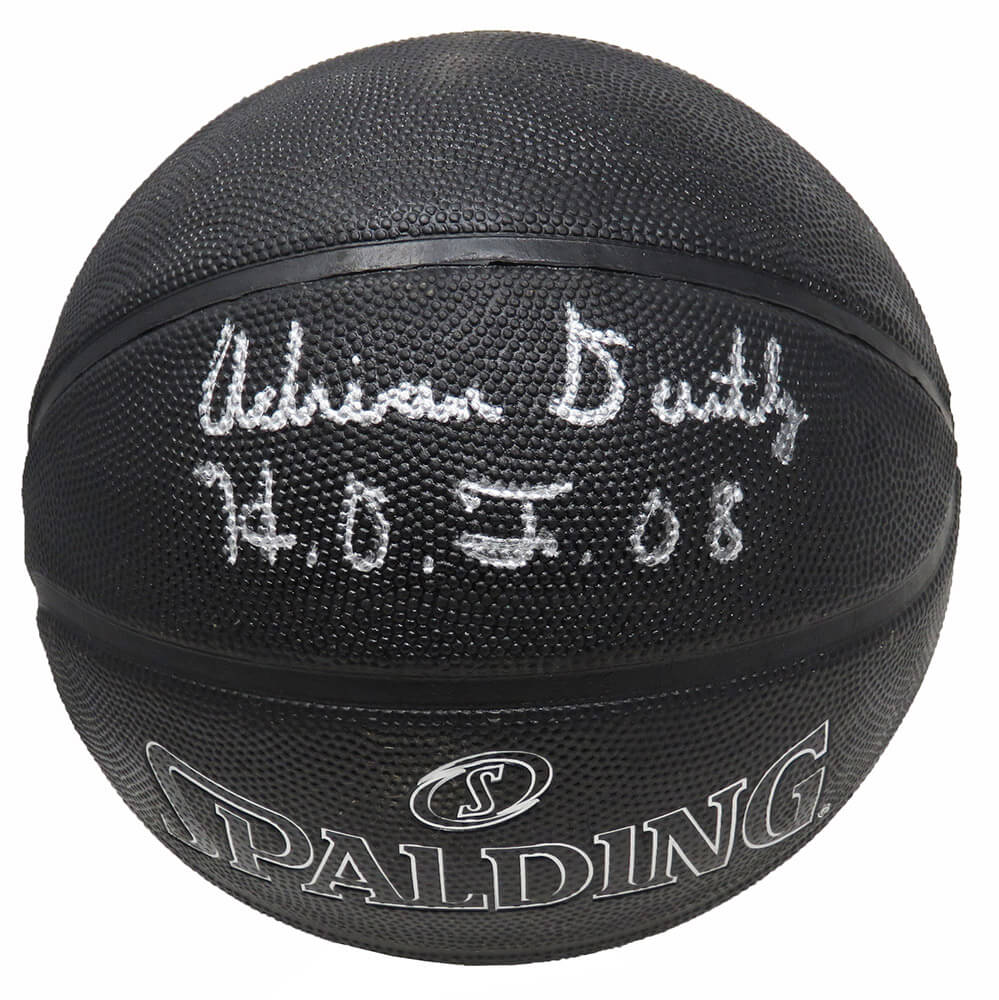 Adrian Dantley Signed Spalding Phantom Black NBA Basketball w/HOF'08 - DANBSK225 - Adrian Dantley Signed Spalding Phantom Black NBA Basketball w/HOF'08 product image