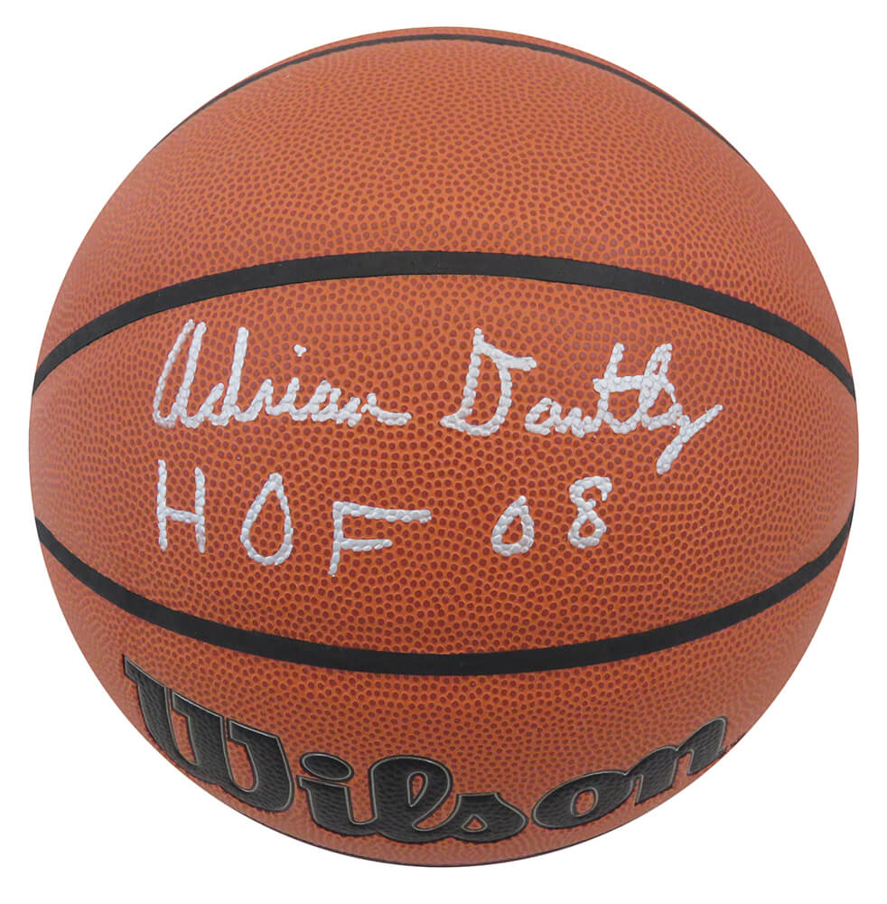 Adrian Dantley Signed Wilson Indoor/Outdoor Basketball w/HOF'08 - DANBSK226 - Adrian Dantley Signed Wilson Indoor/Outdoor Basketball w/HOF'08 product image